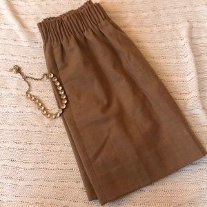 J.Crew paper bag skirt